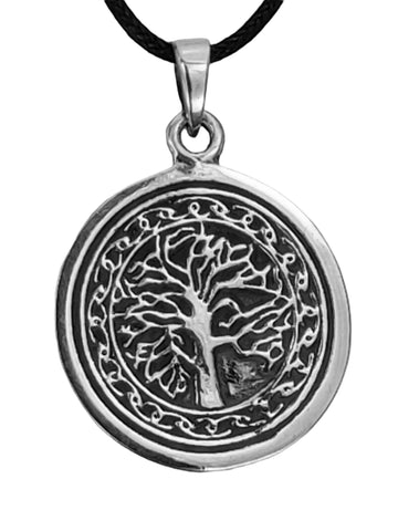Lebensbaum 83 mit Schlangenkette - Silber