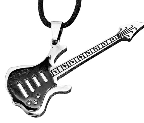 Anhänger 1 Gitarre - Edelstahl
