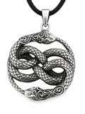 Schlangen 330 mit Schlangenkette - Silber