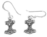 Ohrring 05 Thorshammer - Silber