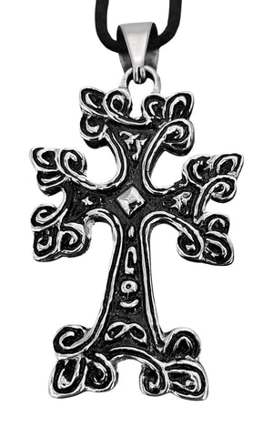 Anhänger 12 Kreuz - Edelstahl