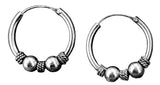 Unisex Ohrringe aus 925 Silber im Bali-Style von Bali Creole
