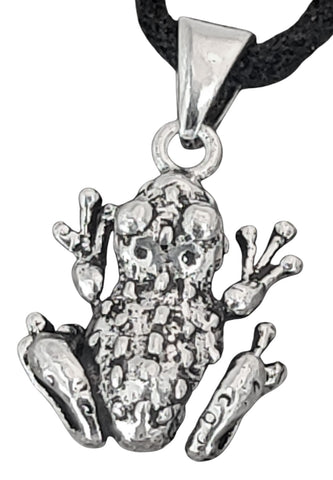 Frosch 114 mit Korbkette - Silber