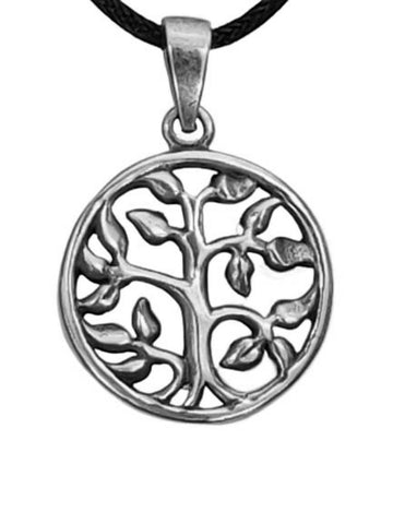 Lebensbaum 84 mit Schlangenkette - Silber