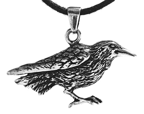 Rabe 233 mit Schlangenkette - Silber