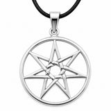 Anhänger 465 Heptagramm - Silber
