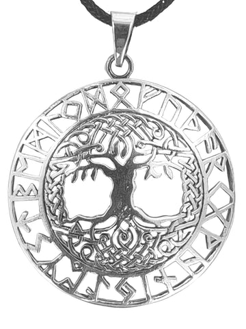 Anhänger 210 Lebensbaum - Silber