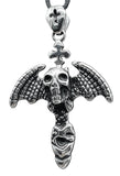 Anhänger 87 Totenkopf - Edelstahl