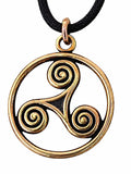 Anhänger 46 Triskele - Bronze