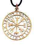 Anhänger 122 Wikinger Kompass - Bronze