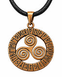 Anhänger 202 Triskele - Bronze