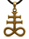 Anhänger 165 Leviathan Kreuz - Bronze