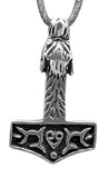 Thorshammer 225 mit Königskette - Silber