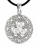 Triskele 318 mit Schlangenkette - Silber