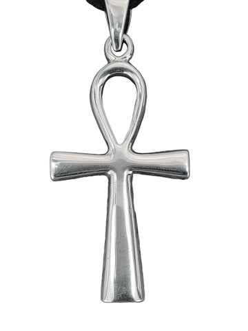 Ankh 32 A mit Schlangenkette - Silber