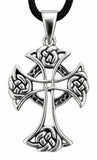 Keltenkreuz 171 mit Schlangenkette - Silber