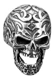 Ring Totenkopf, Gr. 60-74 (tk7) - Silber