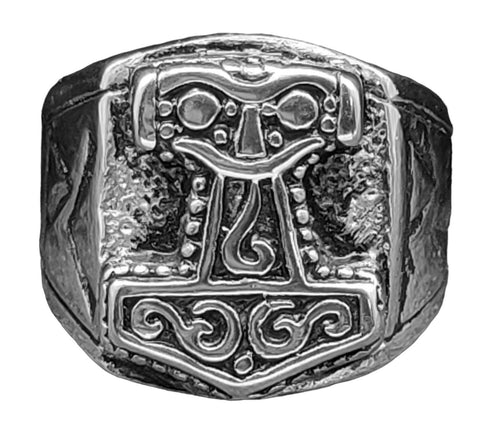 Ring Thorshammer Gr. 58-76 (th31)- Edelstahl