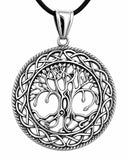 Lebensbaum 42 A mit Kette - Edelstahl
