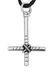 Kreuz 65 mit Schlangenkette - Silber