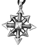 Chaosstern 60 mit Schlangenkette - Silber