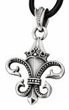 Fleur-de-Lis 40 A mit Schlangenkette - Silber
