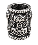 Bartperle Thorshammer 8 mm - Silber