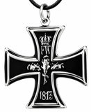 Eisernes Kreuz 169 mit Panzerkette - Edelstahl