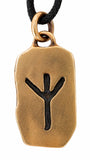 Anhänger 101 Algiz - Bronze