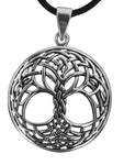 Lebensbaum 327 mit Schlangenkette - Silber