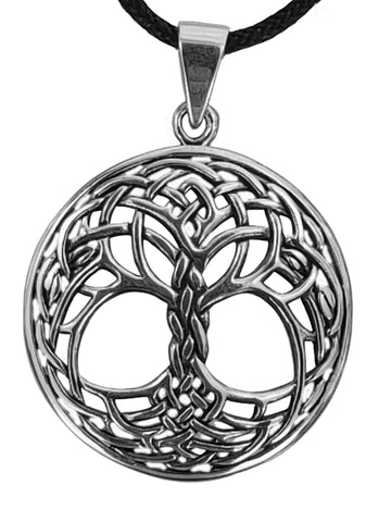 Lebensbaum 327 mit Schlangenkette - Silber