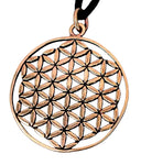 Anhänger 86 Blume des Lebens - Bronze