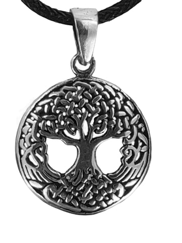 Lebensbaum 91 mit Schlangenkette - Silber