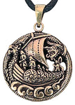 Anhänger 153 Wikinger-Schiff - Bronze
