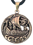 Anhänger 153 Wikinger-Schiff - Bronze