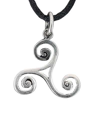 Triskele 162 mit Schlangenkette - Silber