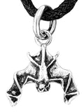 Fledermaus 8 mit Schlangenkette - Silber