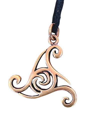 Anhänger 46 A Triskele - Bronze
