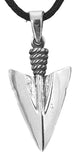Pfeilspitze 357 mit Korbkette - Silber