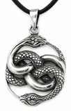 Anhänger 237 Schlangen - Silber
