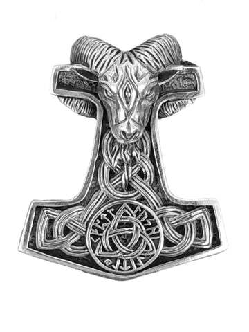 Anhänger 391 Thorshammer - Silber