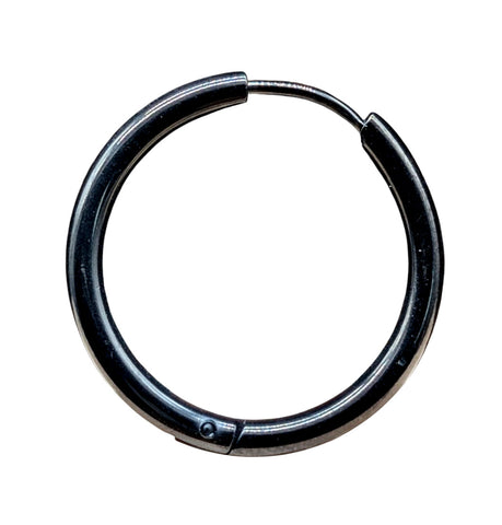 Klappcreole schwarz 20mm (kcschw06) - Edelstahl kcschw06