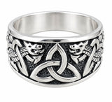 Ring Triqueta, Gr. 52-74 (trin) - Silber