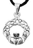 Claddagh 104 mit Schlangenkette - Silber