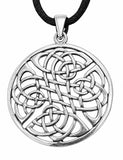 Keltenknoten 26 mit Schlangenkette - Silber