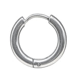 Klappcreole silbern 10mm - Edelstahl kcsi02
