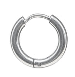 Klappcreole silbern 10mm - Edelstahl kcsi02