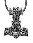 Thorshammer 245 mit Königskette - Silber