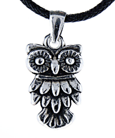Eule 14 A mit Schlangenkette - Silber
