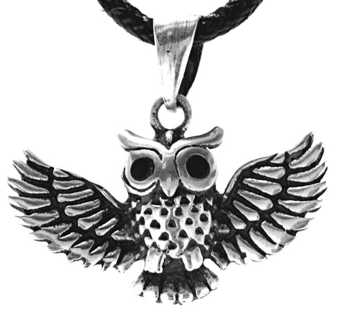 Anhänger 390 Eule - Silber